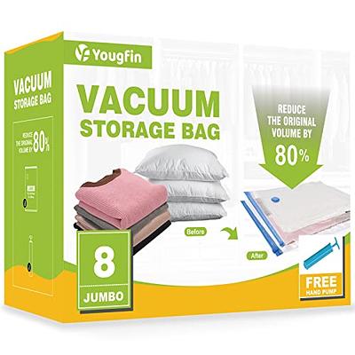 ZMPDJG Hmulefate Hanging Vacuum Storage Bags,Uplifegiver Hanging  Compressible Storage Bag,Vacuum Seal Bags for Clothing  (26.5x35.4inch(8Pcs)) - Yahoo Shopping