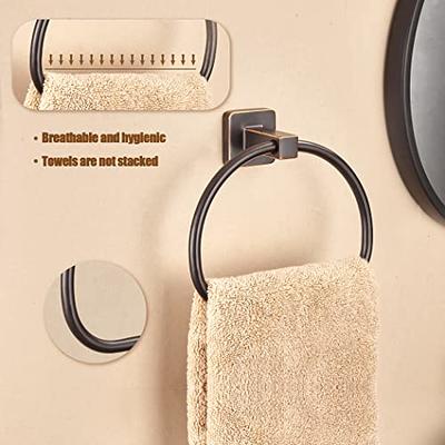 WINCASE Bronze Towel Bar,Oil Rubbed Toilet Paper Holder,Bathroom Towel Rack  24 Inch Rod Wall Mount Screw in