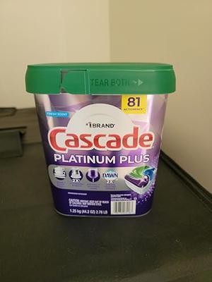 Cascade Platinum ActionPacs Dishwasher Pods (36-Count, 2-Pack) - Yahoo  Shopping