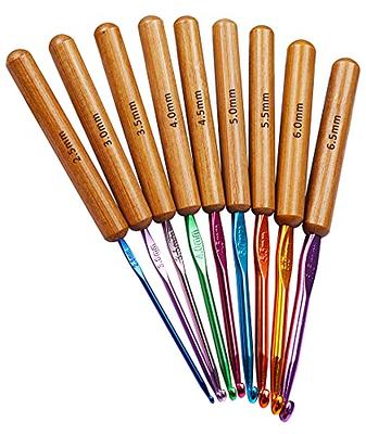 Coopay Bamboo Crochet Hooks Comfort Grip, 6.7 Crochet Kit Longer