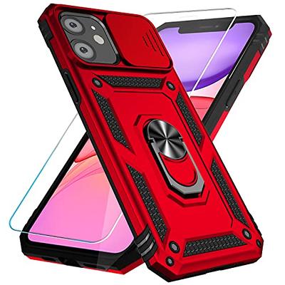 Amuoc iPhone 7| iPhone 8 Case, [ Military Grade ] with [ Glass Screen  Protector] 15ft. Drop Tested Protective Case | Kickstand | Compatible with  Apple