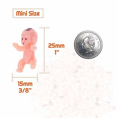 Selizo 100 Mini Plastic Babies: Assorted Colors, Tiny King Cake Figurines  for Baby Shower Games & Ice Cube Fun - Yahoo Shopping