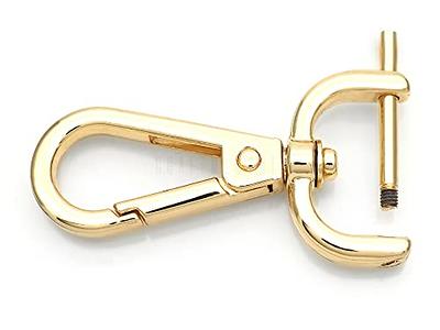 Two 1 Swivel Hooks Gold