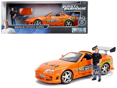 Jada Toys 1:24 Fast & Furious Brian's Mitsubishi Eclipse Play Vehicle 