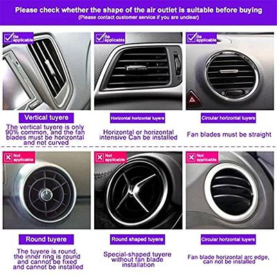 ikasus 10PCS Car Air Vent Grille Trim Decorative Strips U Shape Car Air  Conditioner Vent Outlet