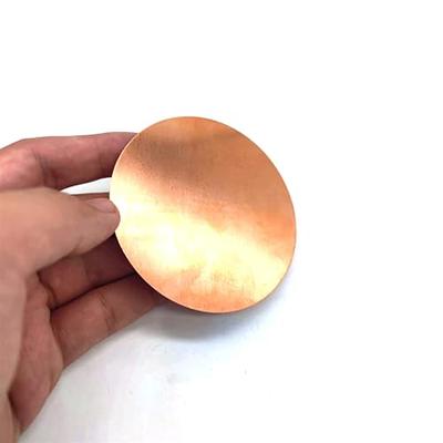 99.9% Pure Copper Plate 0.8-4mm Thick Metal Sheet DIY Crafts Model Material