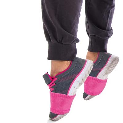 Geyoga 2 Pairs Pack Over Sneaker Dance Socks Rose Red Purple Shoe