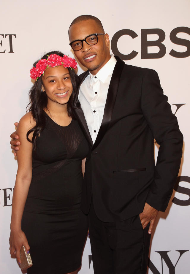 Deyjah Harris and father T.I. attend the 68th annual Tony Awards in 2014. (Photo: Jim Spellman via Getty Images)