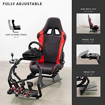 cirearoa Racing Wheel Stand with seat gaming chair driving Cockpit for All  Logitech G923 | G29 | G920 | Thrustmaster | Fanatec Wheels | Xbox One, PS4