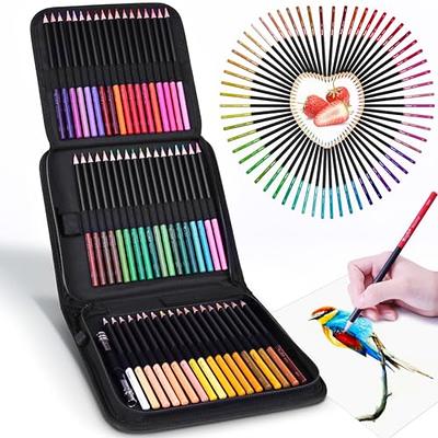 KALOUR 120 Premium Colored Pencils Set for Adult Coloring Books