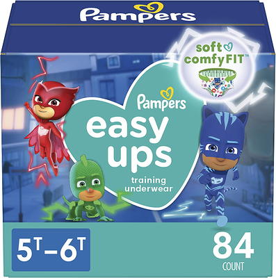 Pampers Easy Ups PJ Masks Training Underwear Toddler Boys Size 4T/5T 104  Count (Select for More Options) - Yahoo Shopping