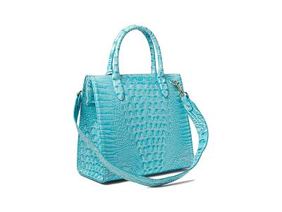 Brahmin Small Caroline Melbourne Leather Satchel - Saltwater Taffy