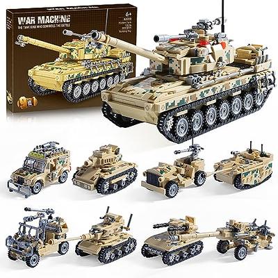 WW2 Military Landing Craft + Jeep Vehicle Building Blocks Toy Bricks Set, General Jim's Toys