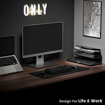 Acrylic Keyboard Mouse Storage Rack,Yikola 3-Tier Keyboard Display  Stand,Acrylic Frame Holder Stand, Gaming Keyboard Plate Holder Keyboard  Mouse Desktop Organizer-Black&Clear - Yahoo Shopping