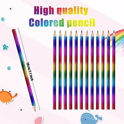 Arteza Watercolor Colored Pencils for Adult Coloring, 72 Colored Pencils in Assorted Shades, Triangular Shape, Drawing Pencils for Coloring Books