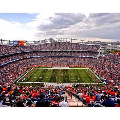 Denver Broncos Empower Field End Zone Panoramic Picture - Mile