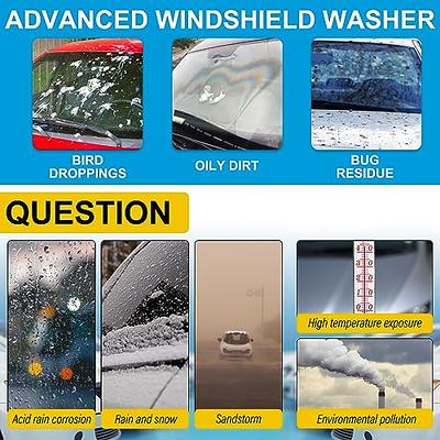 YIKSORE Car windshield washer fluid Concentrated Clean Tablets,2023 New  Formula windshield wiper fluid Solid Effervescent Tablet.Remove glass  stains,Clear vision (100 pcs) - Yahoo Shopping