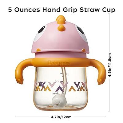 Ginbear 2-in-1 Sip-N-Straw Cup for Baby Girl, Spill Proof Toddler  Transition Sippy Cup with Straw, Silicone Baby Cup with Handles, Tiny  Training Cups 6 Months+ (Baby Pink) - Yahoo Shopping