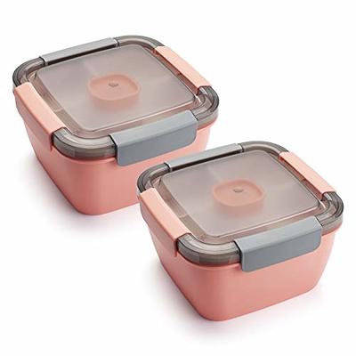 Freshmage Condiment Containers with Lids, 6 Pack 2.7 oz Reusable