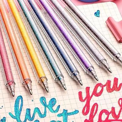 Topsnova Pens,Topsnova Glitter Pens,3D Jelly Pens,Glitter Pens for Adult  Coloring,Extra Fine Point Gel Pens Multi Colored,Sparkle Markers for  Adult&kids Coloring,Sparkle Markers (18Colors+18Refills) - Yahoo Shopping