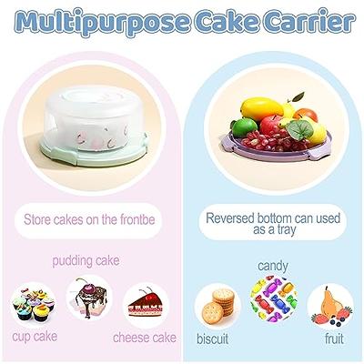 12inch 2 Pack Food Storage Container with Lid and Handle, Reusable 2  Compartments Pizza Slice Storage Container, Round Pie Carrier Leftover Pizza  Keeper for Food Cake Cheesecake Tortilla Pastry - Yahoo Shopping