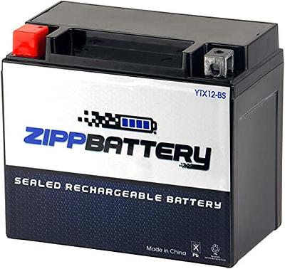 Motocross, Agm power sport battery-with acid pack YTX12-BS