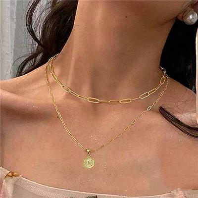 Dainty Layered Initial A Necklaces for Women, 14K Gold Plated Simple Cute  Heart Layering Necklace Letter Pendant Initial Choker Gold Layered Necklaces  for Women Girls - Yahoo Shopping