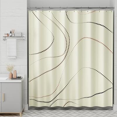 Microfiber Colorblock Large Striped Shower Curtain - Room Essentials™