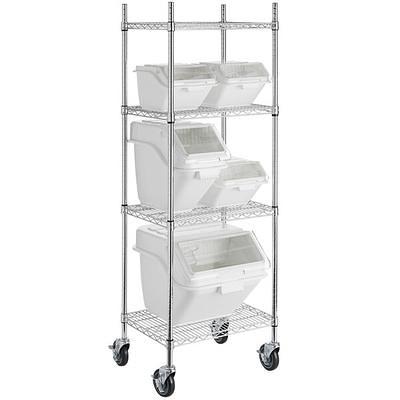 Baker's Mark 18 x 72 Ingredient Bin Shelving Kit with 15 Clip-In Shelf  Bins