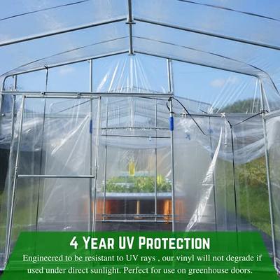 Farm Plastic Supply - Clear Vinyl Sheeting - 15 Mil - (4'6 x 50') - Vinyl  Plastic Sheeting, Clear Vinyl Sheet for Storm Windows, Covering,  Protection, Tablecloth Protector - Yahoo Shopping