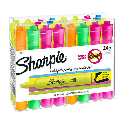 Sharpie Clear View 3pk Highlighters Fine Chisel Tip Multicolored