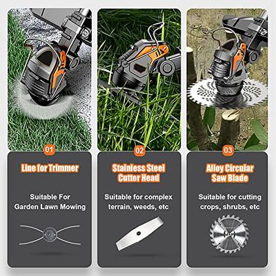 Berserker 20V 12 Cordless String Trimmer 2.0Ah Battery Powered and Fast  Charger Included, 2-in-1 Compact Weed Wacker Eaters and Edger with Support