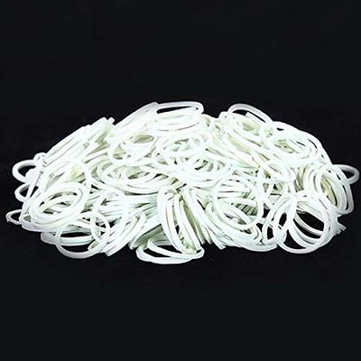 AMUU Rubber Bands1200pcs white small Rubber Band Mini Soft Elastic Bands  for Hair Braids Hair Diameter 16mm rubber bands for Office Supplies School  Home - Yahoo Shopping
