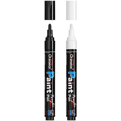 Water Based Paint Markers Pens,Medium Point,Works on Plastic