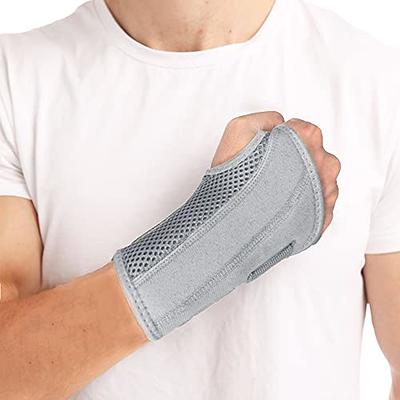 Wrist Brace, Carpal Tunnel Splint with Metal Support Strip for Men and  Women Tendonitis Arthritis Pain Relief