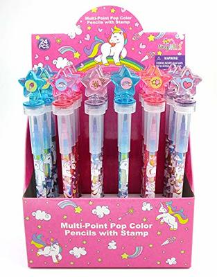 TINYMILLS 24 Pcs Unicorn Rainbow 2 in 1 Stacking Crayons with Stamp Topper,  Kids Party Favors, Pinata Fillers for Girls Birthday Party, Goodie Bag  Stuffers, Classroom Prizes Rewards - Yahoo Shopping