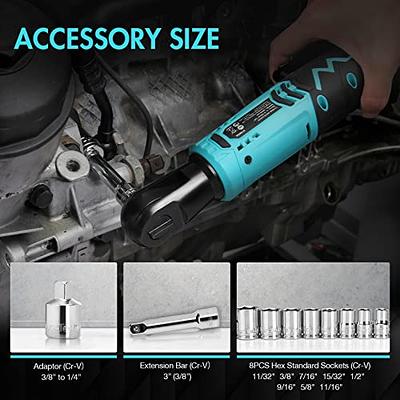 PULITUO Impact Wrench 1/2 Inch Chuck, 20V Brushless Cordless Impact Wrench  with 2.0Ah Li-Ion Battery and Charger, Max Torque 400N.m, 4