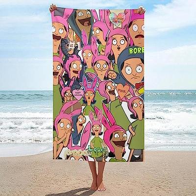 Bluey Bingo Beach Towel Kids Swim Bath Towels for Children Tv Show Gift for  Boys Girls 70 x 140 cm