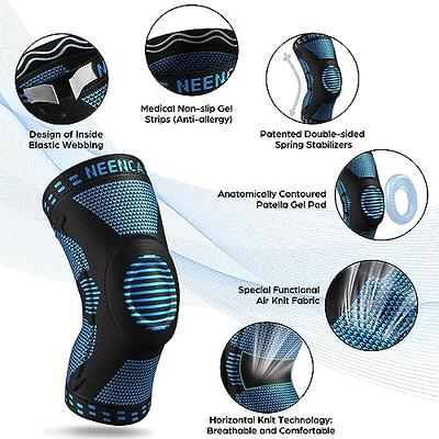 Neenca Knee Support Compression Sleeve Brace Patella Arthritis