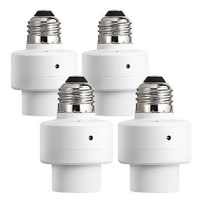DEWENWILS Remote Control Light Bulb Socket E26 E27 Bulb Base for Lamp  Fixture, No Wiring Needed 
