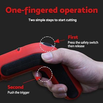 S&F STEAD & FAST Cardboard Cutter Electric Scissors Heavy Duty, 4V