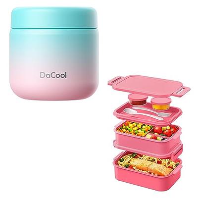 DaCool Kids Food Thermos 13.5 Ounce Lunch Box Adults Bento Box