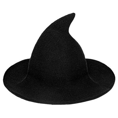 Ghantoy 8 Pack Witch Hats, Witches Hats, Black Witch Hats Hanging, Floating Witch Hats, Halloween Black Witch Hat Costume Accessory for Halloween