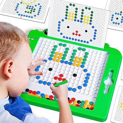 Kids Toys Magnetic Drawing Board: Magnetic Dots Board Travel Toys