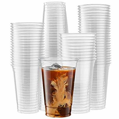 ELEGANT DISPOSABLES [50 Count] 20 Ounce Crystal Clear PET Cups for