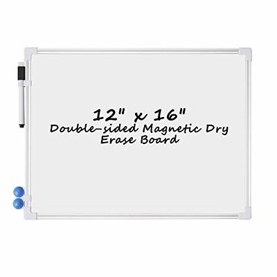 18x18 Magnetic White Dry Erase Marker Board Wood Framed – Displays4Sale