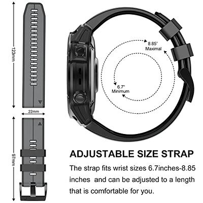 Silikon Armband für Garmin Forerunner 955 945 Fenix 6 Pro 5 7 Watch Strap  Band