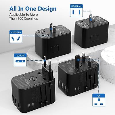 Universal World Travel Adapter Converter Wall Charger US UK AU EU Power Plug  New 