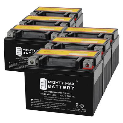 Mighty Max Battery YTX7L-BS 12V 6Ah Battery Replaces Piaggio Vespa  Primavera 150 2013