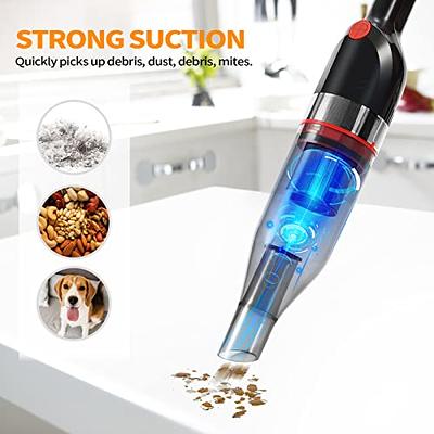 3-in-1 Portable Small Cordless Handheld Vacuum Cleaner Rechargeable with  9000PA Powerful Suction for Car/Office/Home